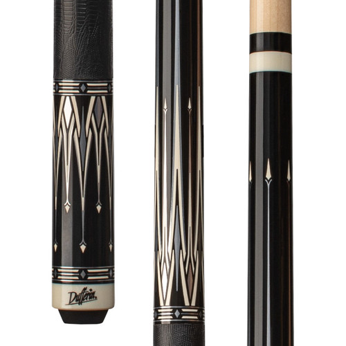 D-SE50 | Black Stained Maple, Off-White /Silver Overlay