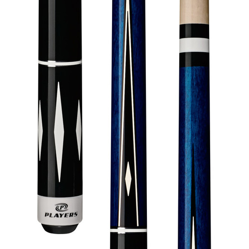 C-805 | Deep Blue Maple w/Overlay Points, White Diamonds, Simulated Wrap