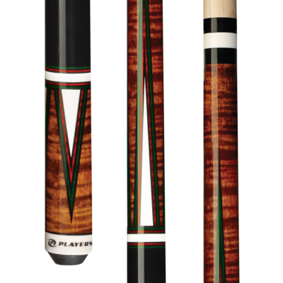 C-811 | Antique Brown Maple w/Overlay Points, Red/Green Veneer, Linen Wrap