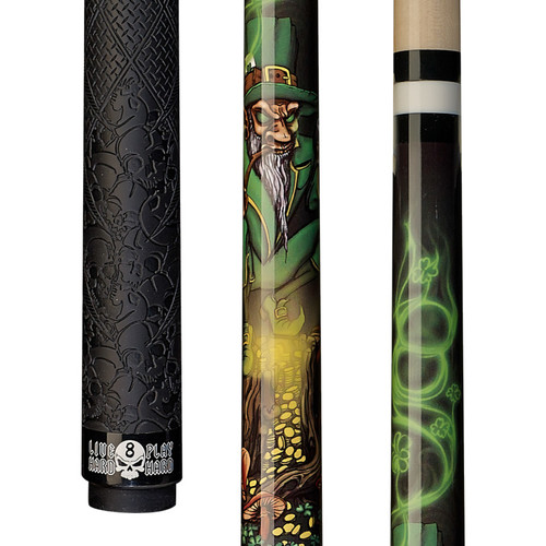 D-LP | Black w/ Green and Yellow Majic Mushroom, Skull Sports Grip