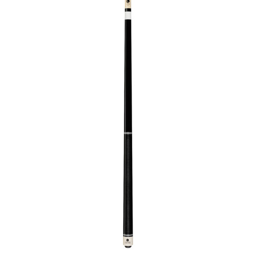 LZCB5 | Midnight Black w/ Silver& White Rings, 3⁄8 x 10 Joint, Black Linen Wrap