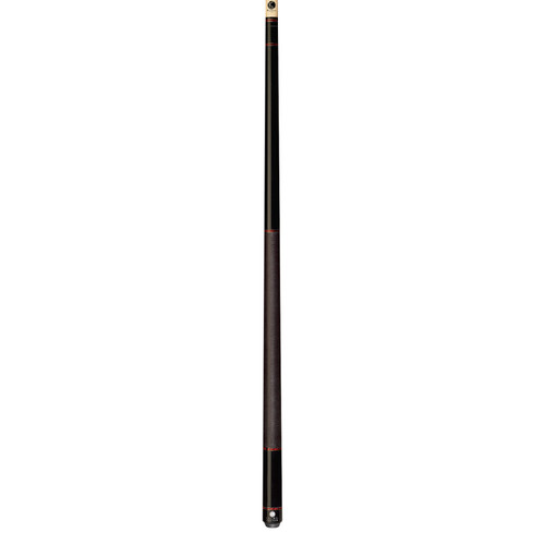 LZD6 | Midnight Black w/ Cocobolo and Silver Accent Rings, Black Linen Wrap
