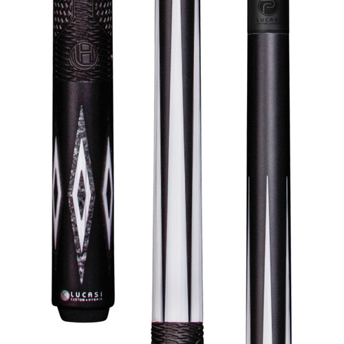 LUXP1 | Matte Black, Imt. Bone & Silver Crush Inlay, Pinnacle Shaft