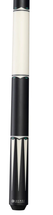 LUX67 | Matte Black, Custom White w/ Malachite inlay rings, Wrapless handle, Slim Shaft Upgrade