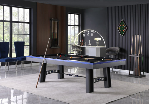 Xander 8' | Charcoal with Electric Blue