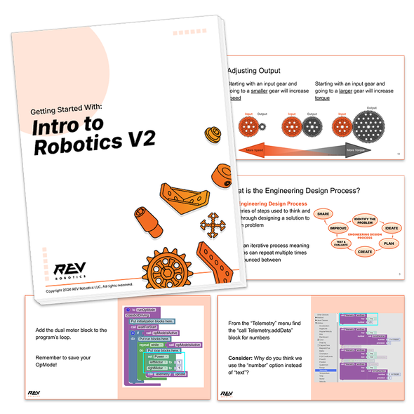 Curriculum - Intro to Robotics V2