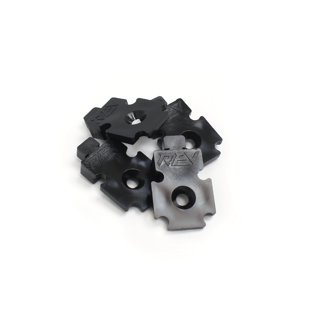 1in Extrusion Endcap Slide - 4 Pack