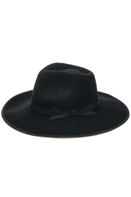 Black Wool Cowboy Hat