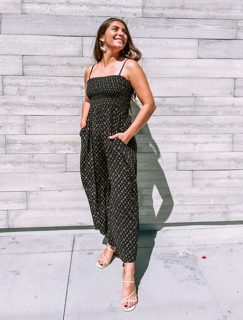 Boho Tribal Print Jumpsuit