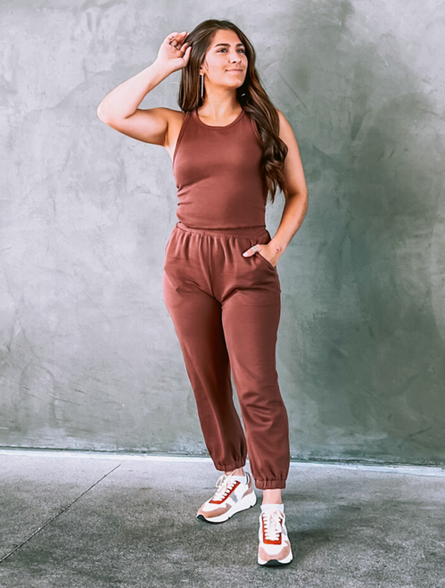 Chestnut Jogger Set