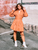 ON SALE- Terracotta High Waist Tie Back Dress