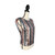ON SALE- Grey Blush Striped Sequin Shoulder Pad Sleeveless Top