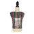 ON SALE- Grey Blush Striped Sequin Shoulder Pad Sleeveless Top