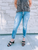 Distressed Ankle Skinny Jeans