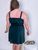 Plus Size Black Sleeveless Ruched Mini Babydoll Dress