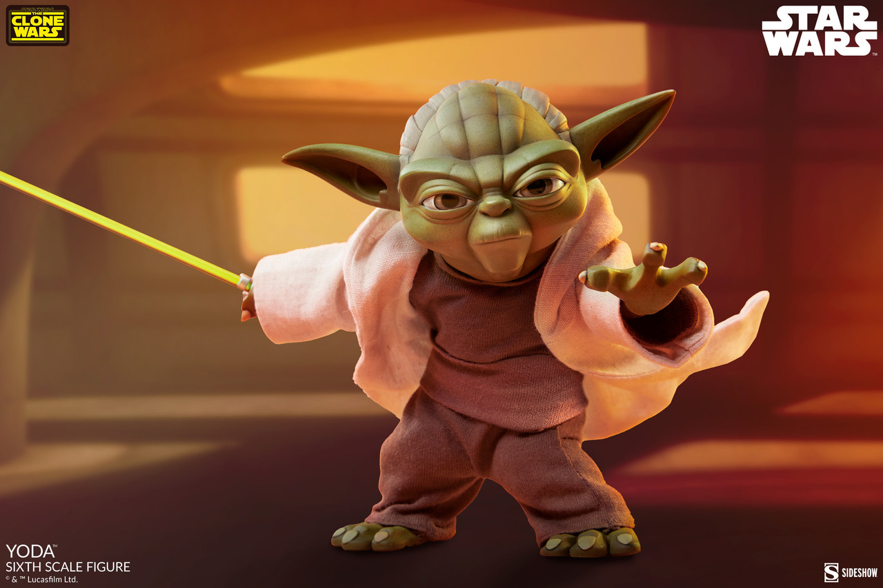 Star Wars: The Clone Wars™ YODA JEDI MASTER Animated Sixth