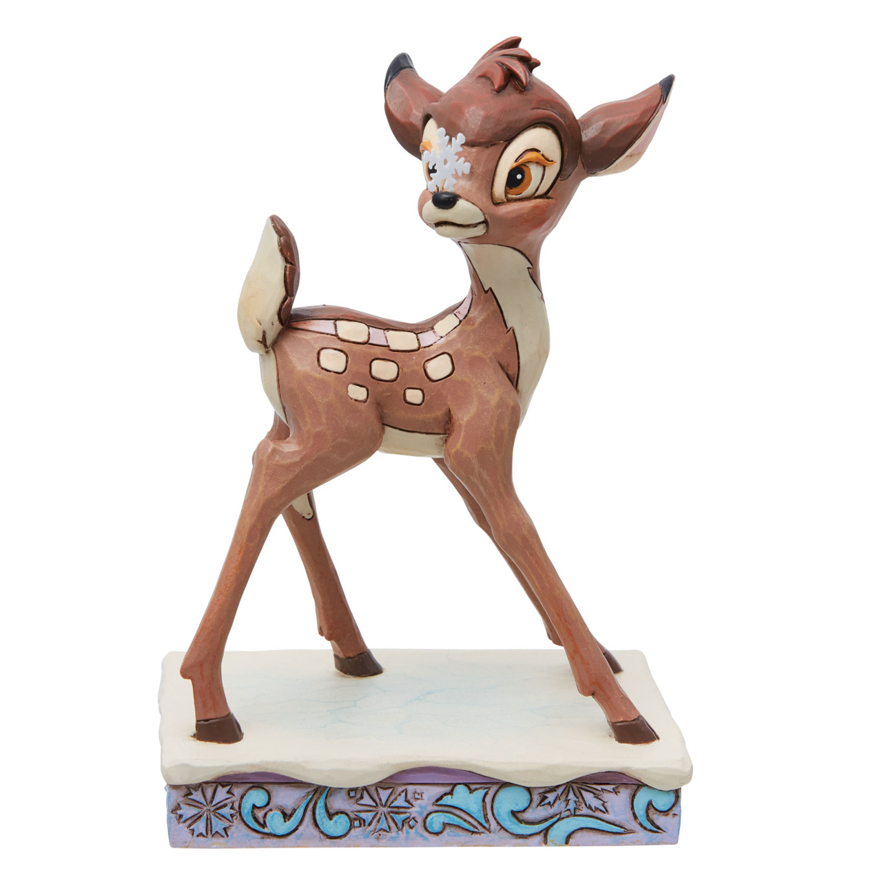 Disney Traditions Bambi FROSTED FAWN Christmas Figure 4.43 Statue by Jim  Shore