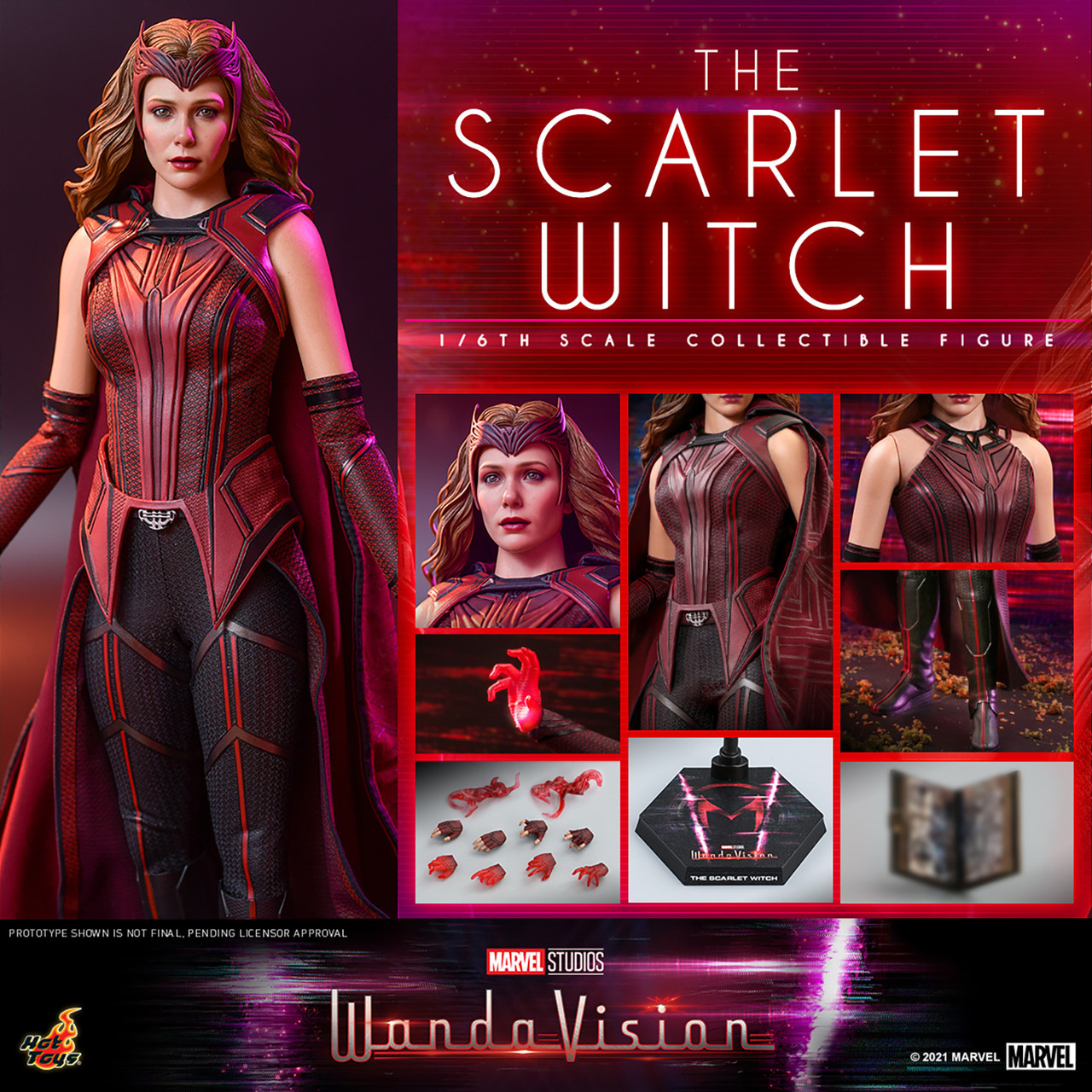 Hot toys TMS036 Marvel Wander Vision The Scarlet Witch Wander – Pop  Collectibles