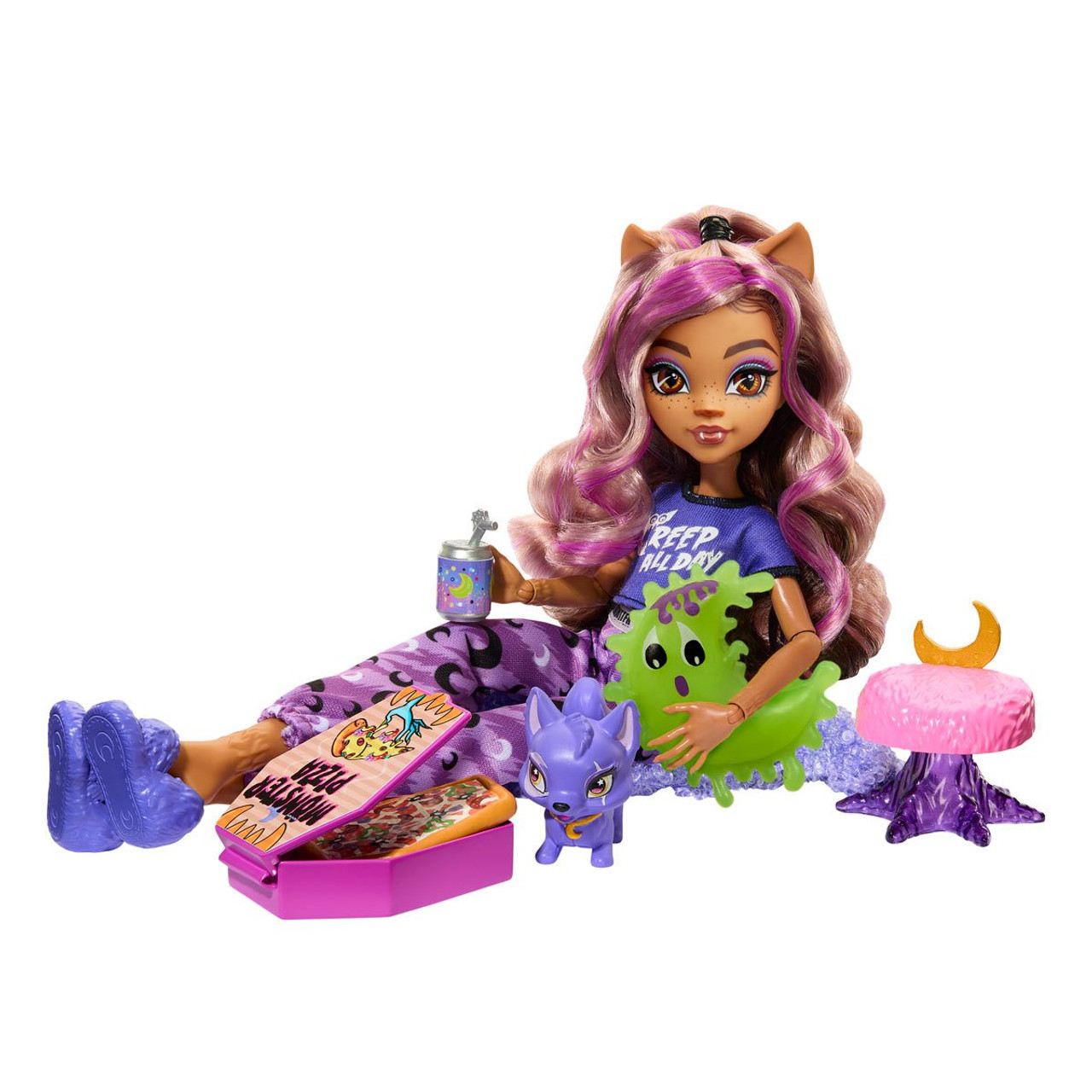 Monster High 2022 CREEPOVER PARTY with CLAWDEEN WOLF by Mattel - O