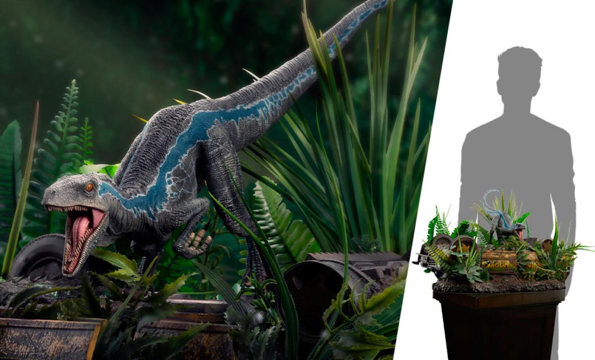 Jurassic World: Fallen Kingdom BLUE DELUXE Velociraptor 1:10 Art