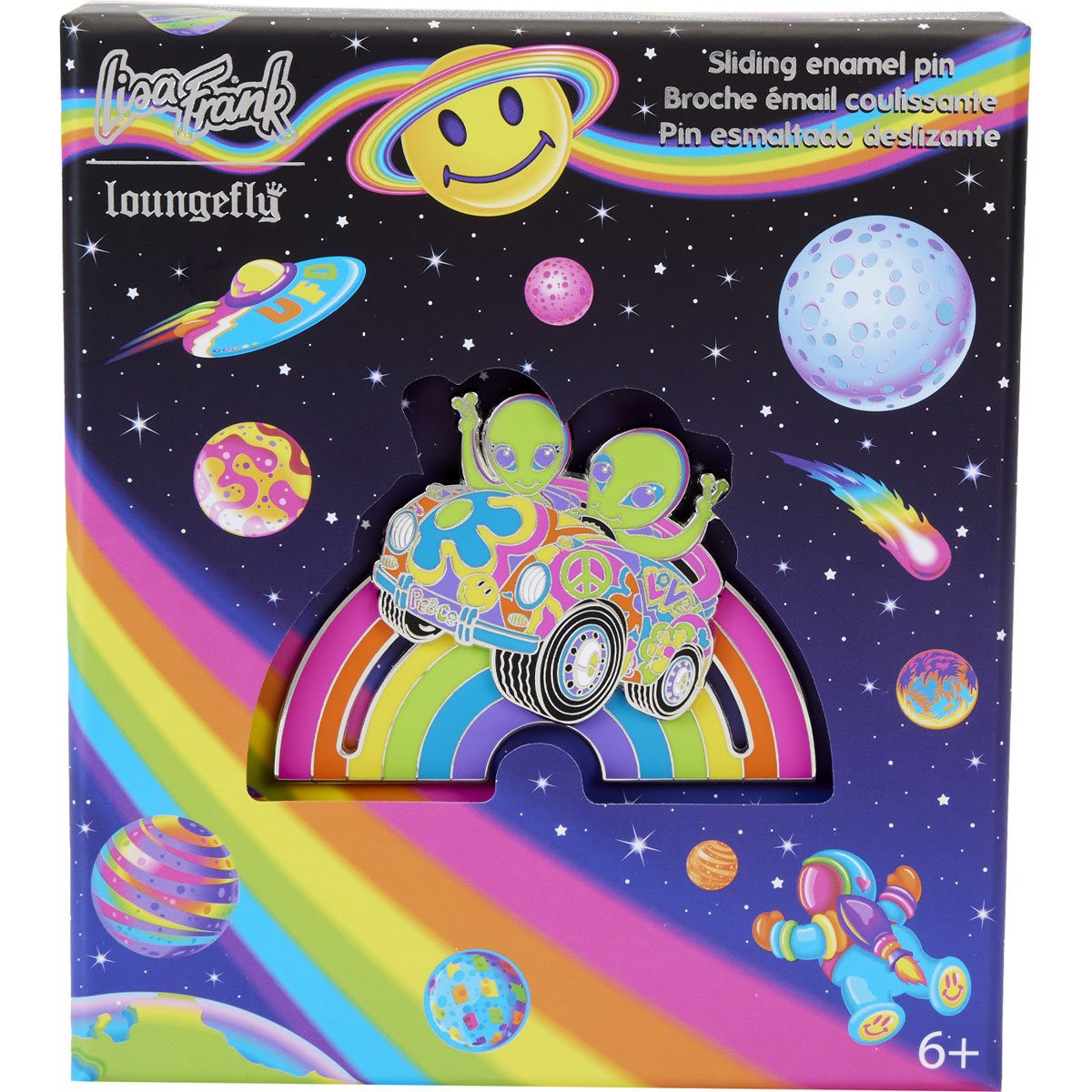 Lisa Frank ZOOMER & ZORBIT 3-Inch Slider Pin (Limited Edition 1300