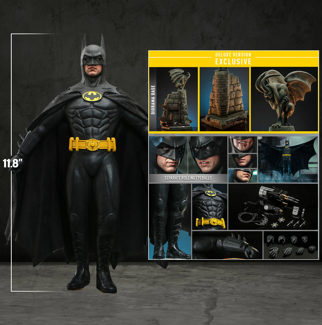BATMAN 1989 (Deluxe Version) Michael Keaton Sixth Scale 1:6 Figure