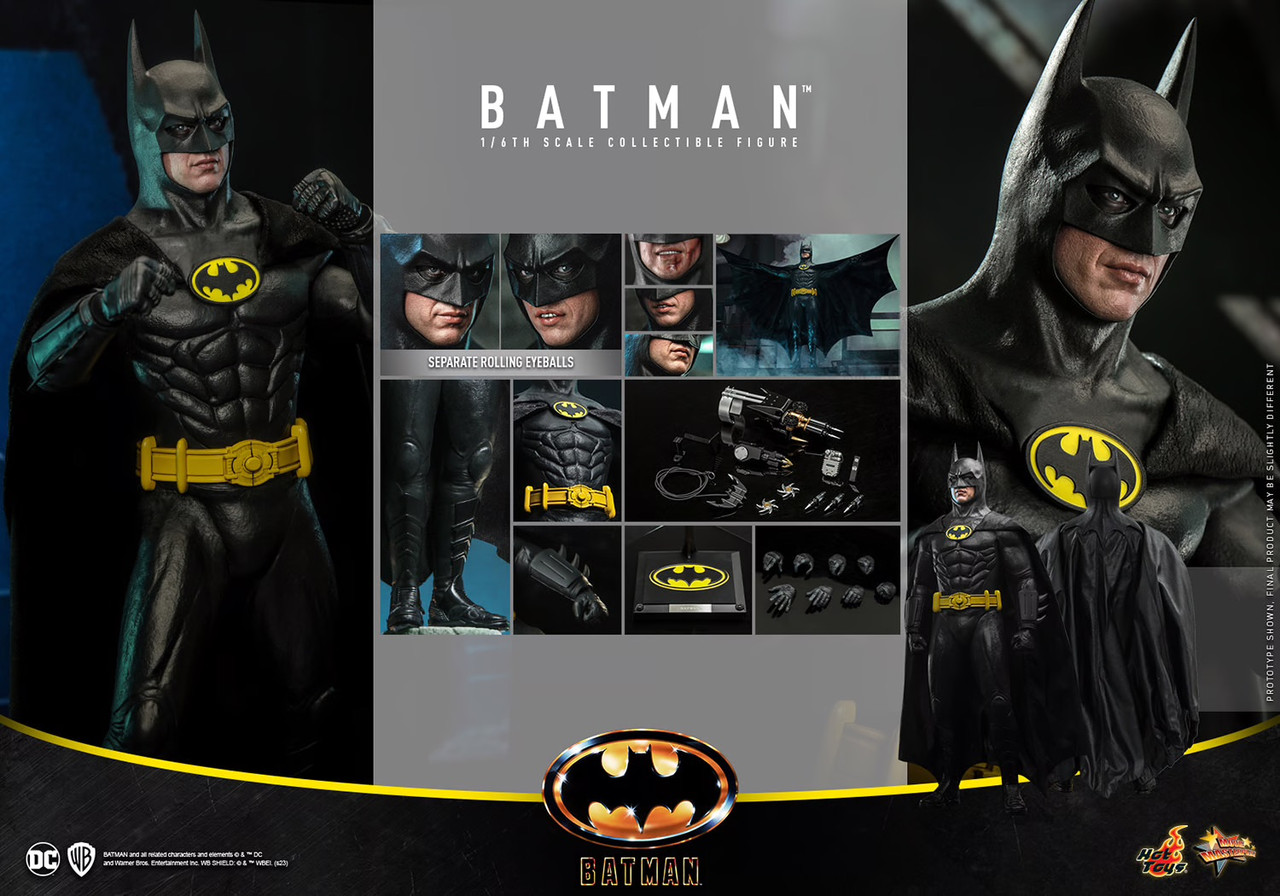 BATMAN 1989 (Reg Ver) Michael Keaton Sixth Scale 1:6 Figure by Hot