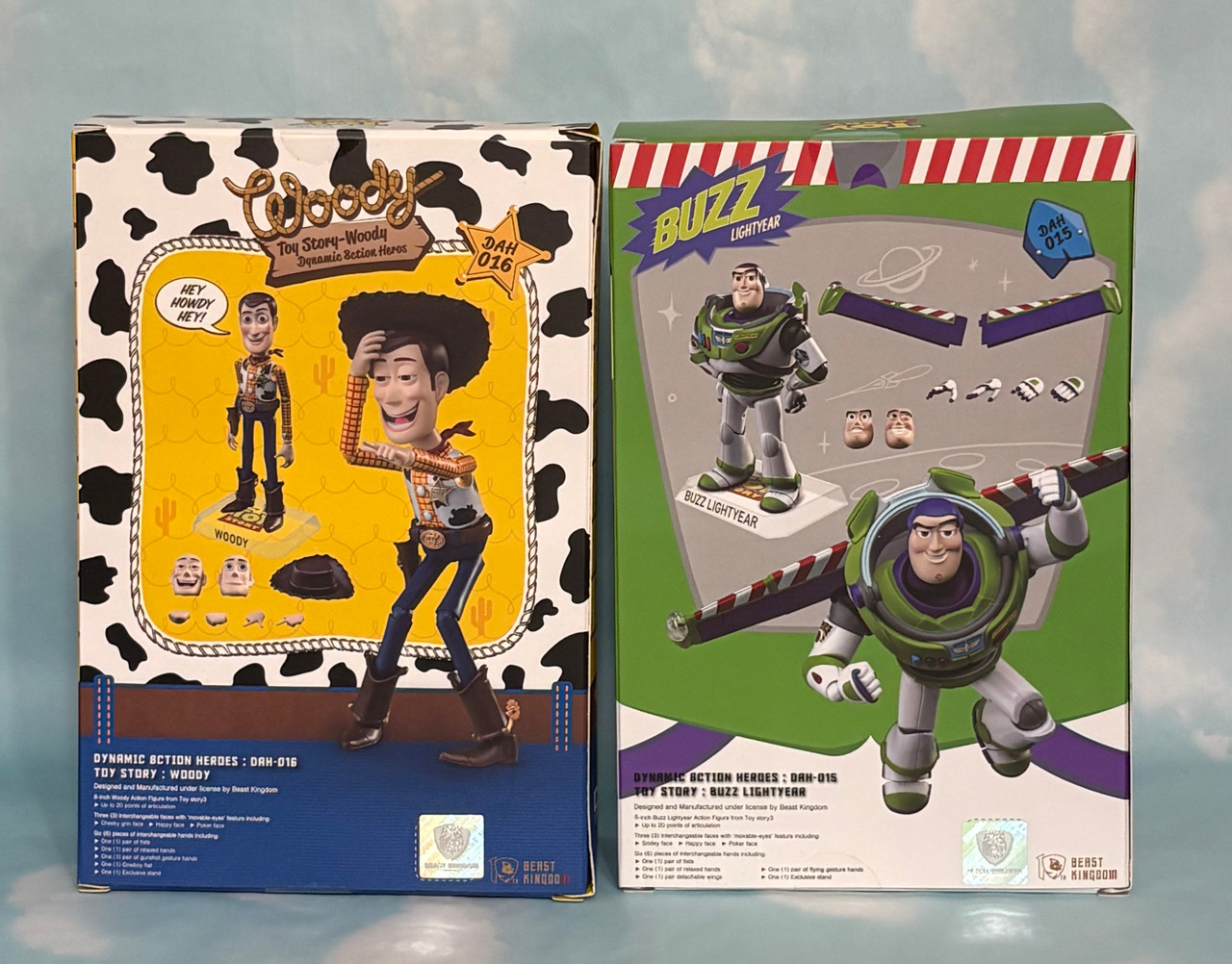 Toy Story WOODY (DAH-016) and BUZZ LIGHTYEAR (DAH-015) Dynamic 8