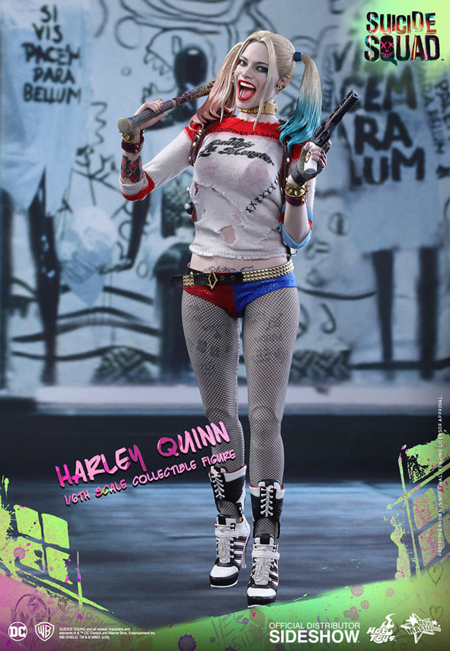 Suicide Squad Harley Quinn Margot Robbie Hot Toys Mms383 16 Scale Marvel Figure