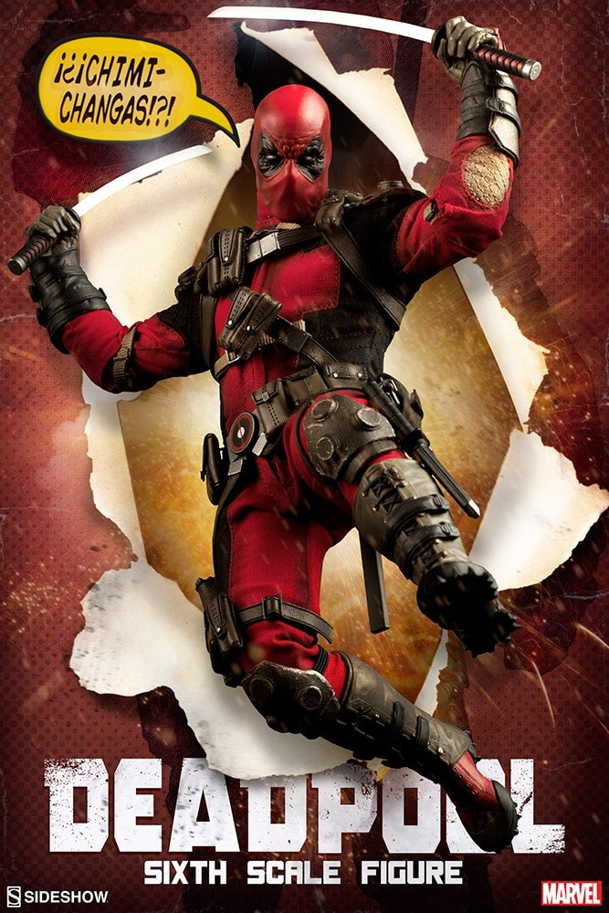 SIDESHOW デッドプール　DEADPOOL MARVEL 12 SIDESHOW デッドプール DEADPOOL MARVEL 12 Marvel's DEADPOOL 1:6