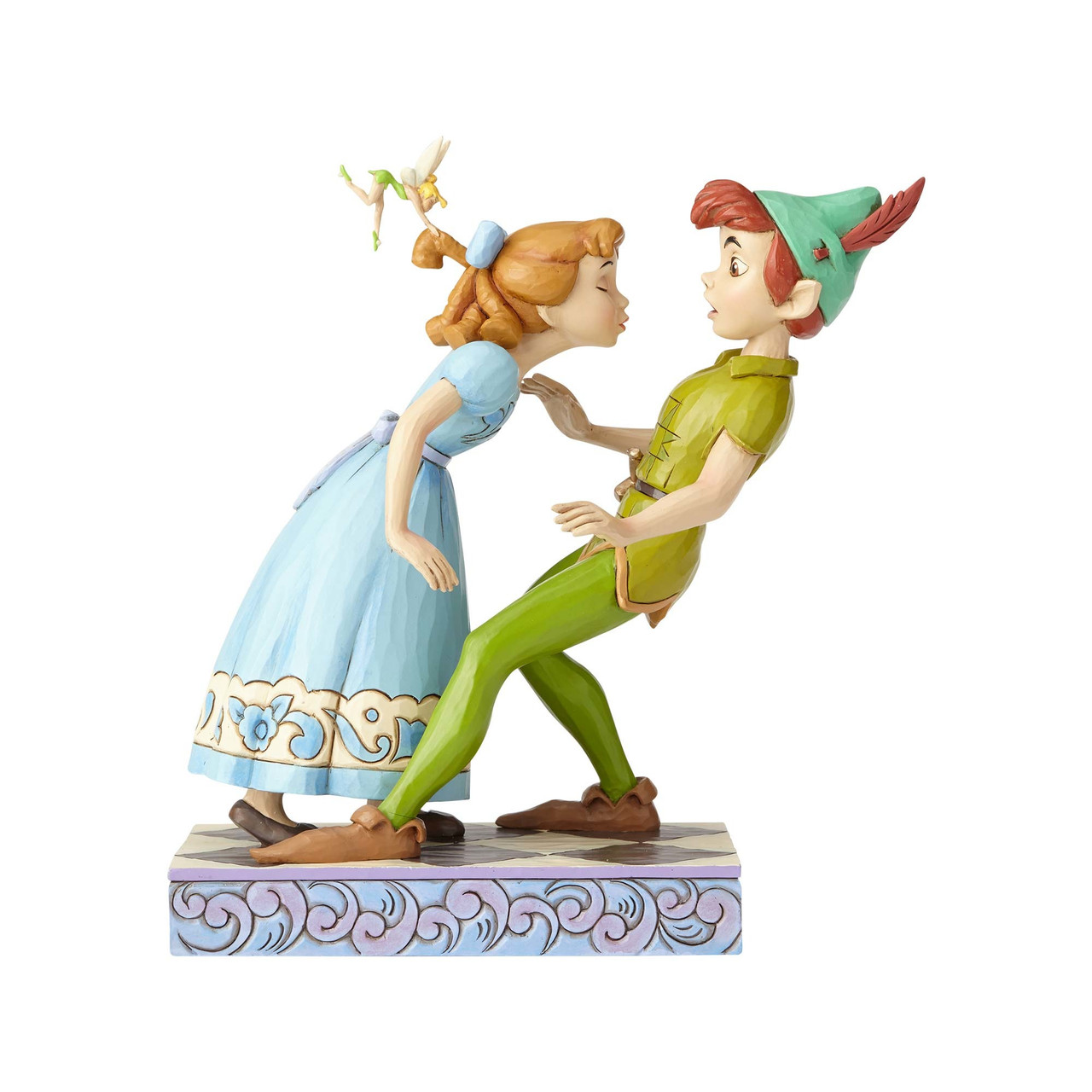 Peter Pan Wendy Tink In An Unexpected Kiss By Jim Shore Resin Figure O Smiley S Dolls Collectibles Llc An unexpected kiss peter pan & wendy disney traditions by jim shore de wereld van haddon hall link to product. peter pan wendy tink in an unexpected kiss by jim shore resin figure