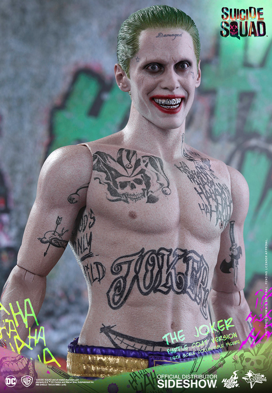 THE JOKER: SUICIDE SQUAD (Purple Coat) Hot Toys 1:6 Scale Figure_MMS382