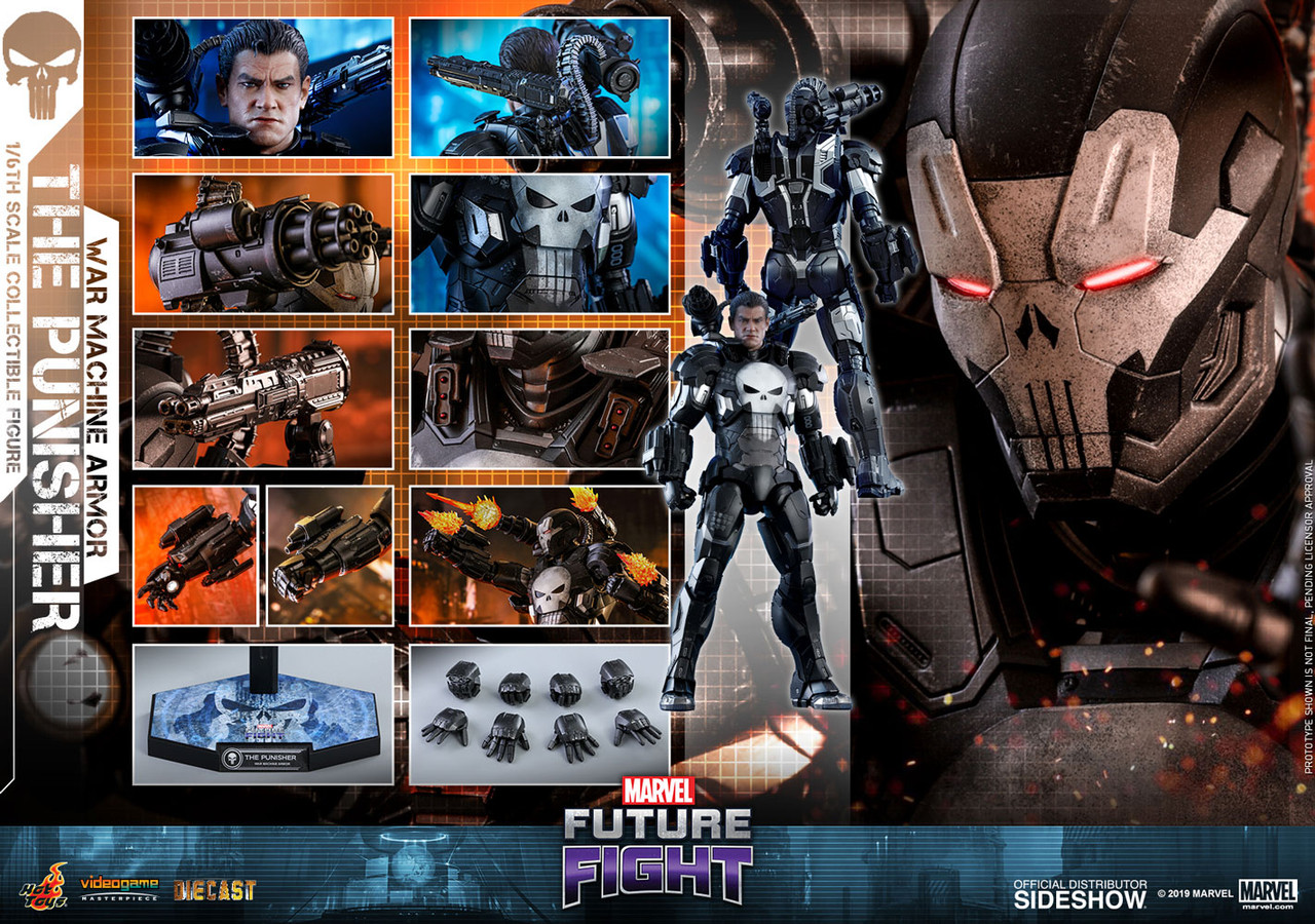 Marvel Future Fight THE PUNISHER WAR MACHINE ARMOR Sixth Scale 