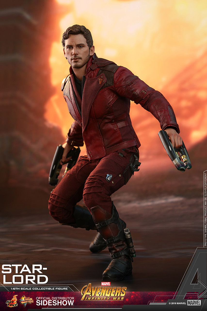 Avengers: Infinity War STAR-LORD (Chris Pratt) Hot Toys MMS539 Sixth Scale  Marvel Figure - O'Smiley's Dolls & Collectibles, LLC