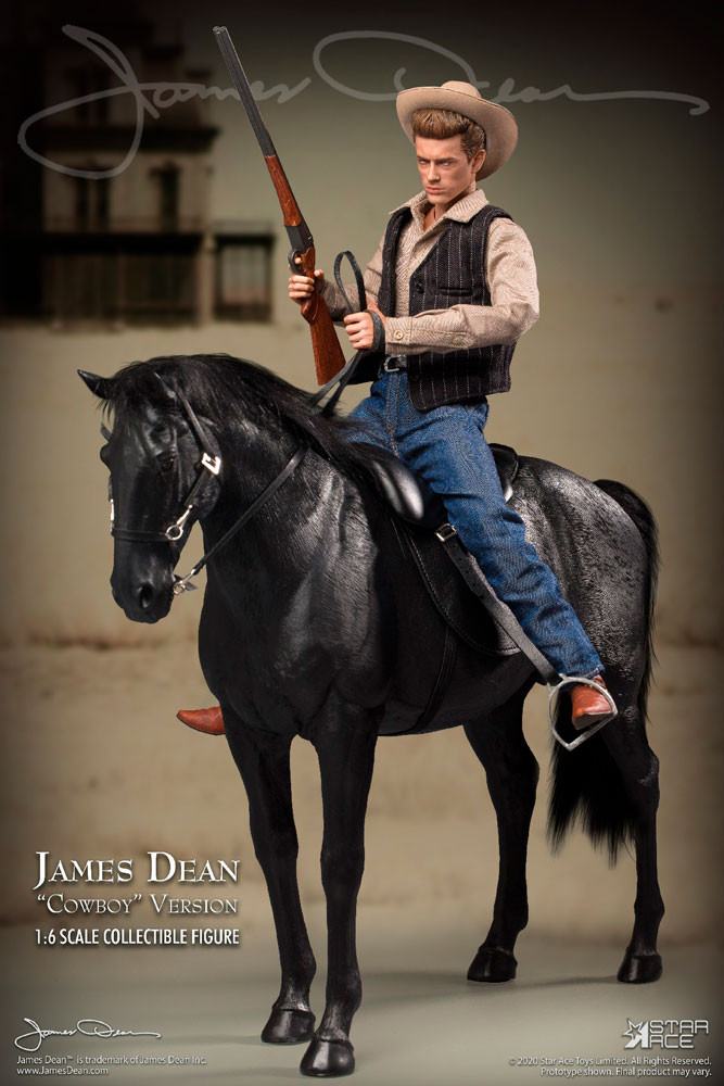 Sixth Scale JAMES DEAN (Cowboy Deluxe Version) 1:6 Figure & Horse