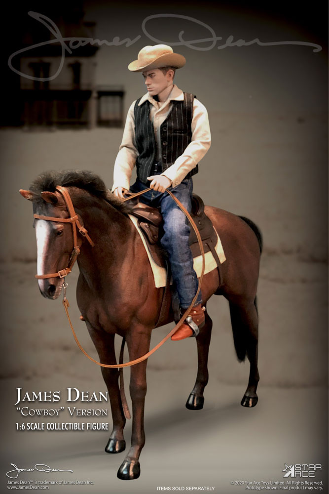 Sixth Scale JAMES DEAN (Cowboy Deluxe Version) 1:6 Figure & Horse
