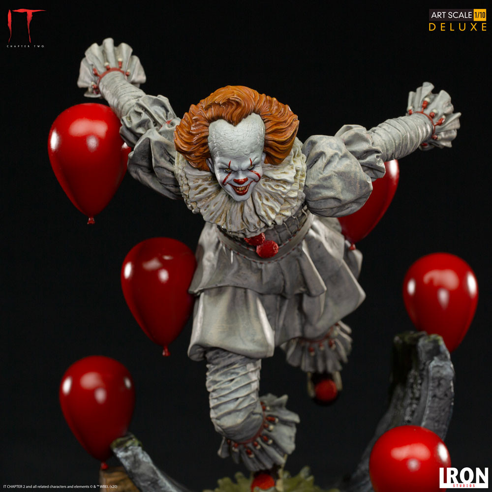 Pennywise Deluxe 1:10 Scale Statue by Iron Studios IT Chapter Two