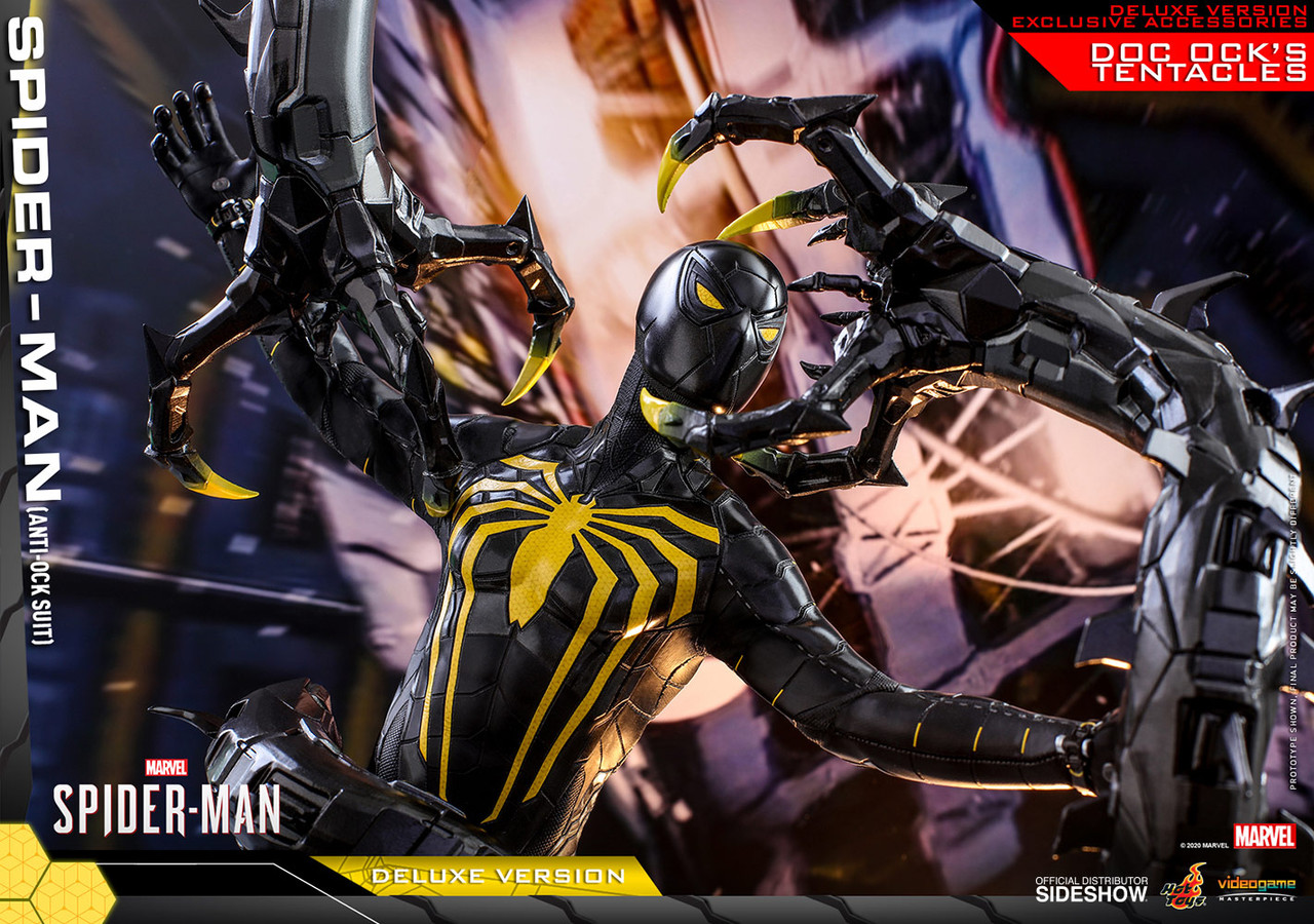 Hot Toys (VGM45) Marvel's Spider-Man (PS4) – Spider-Man (Anti-Ock Suit)  1/6th Scale Collectible Figure (Deluxe Version)