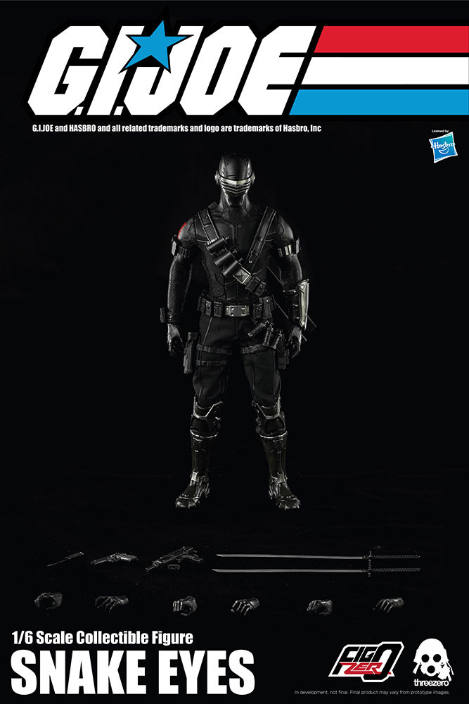 SNAKE EYES G.I. Joe ARAH Sixth Scale 1:6 Figure by Threezero