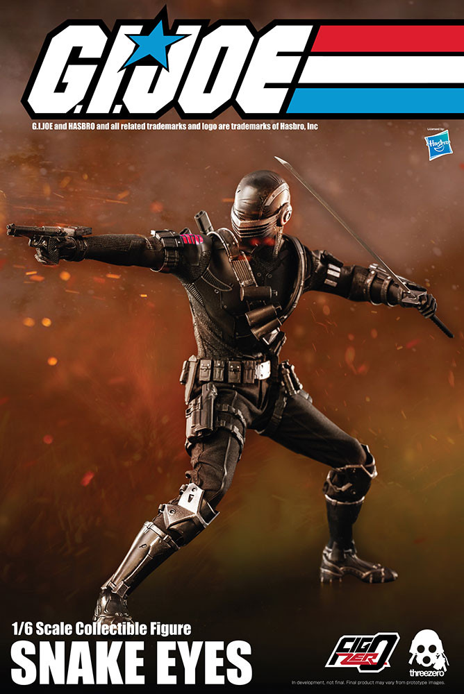 SNAKE EYES G.I. Joe ARAH Sixth Scale 1:6 Figure by Threezero