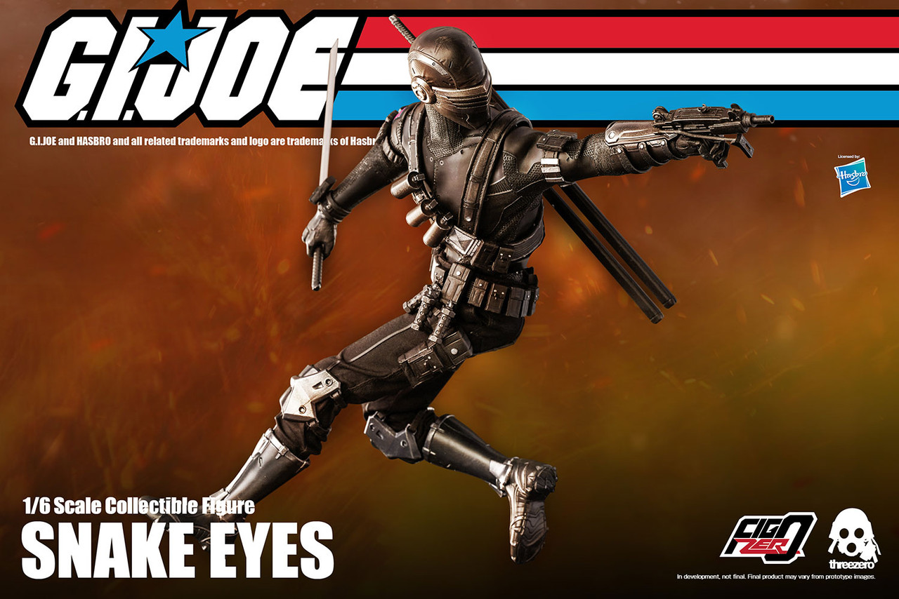 SNAKE EYES G.I. Joe ARAH Sixth Scale 1:6 Figure by Threezero