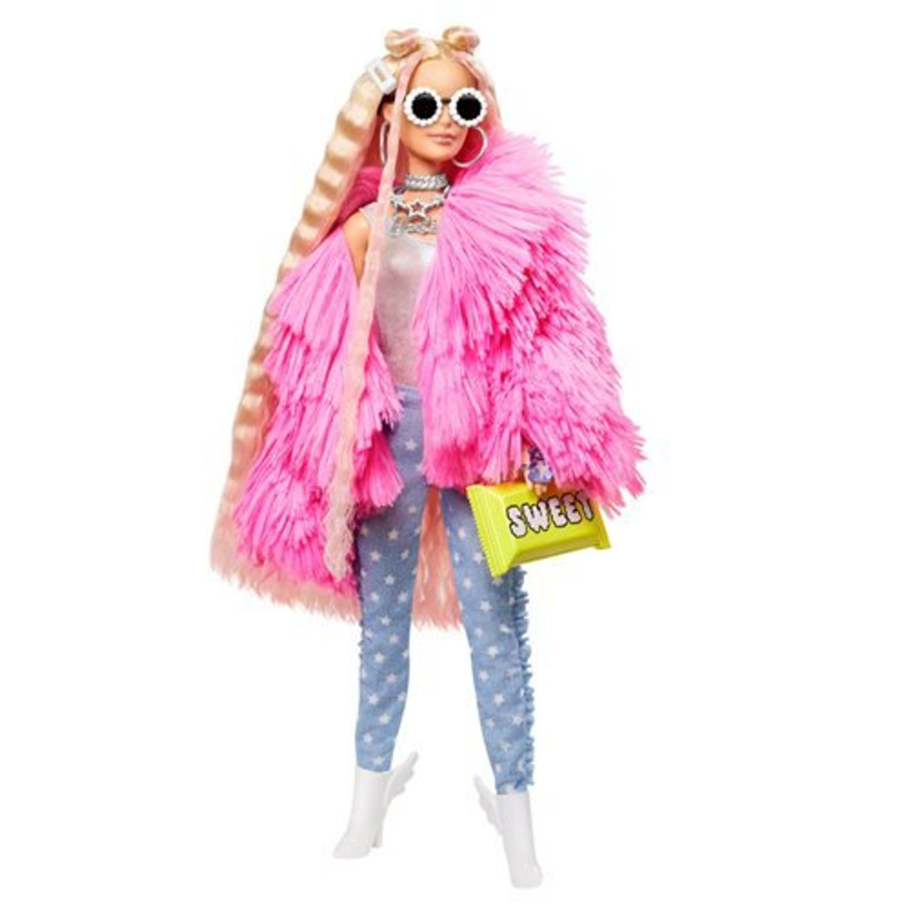 2021 BARBIE EXTRA #3 (Pink Fluffy Fur & Flying Pig) - O'Smiley's