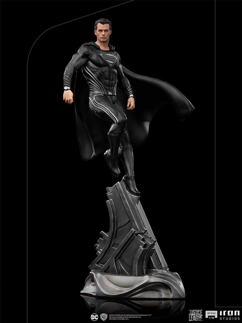 JUSTICE LEAGUE Statue Superman Black Suit Weta