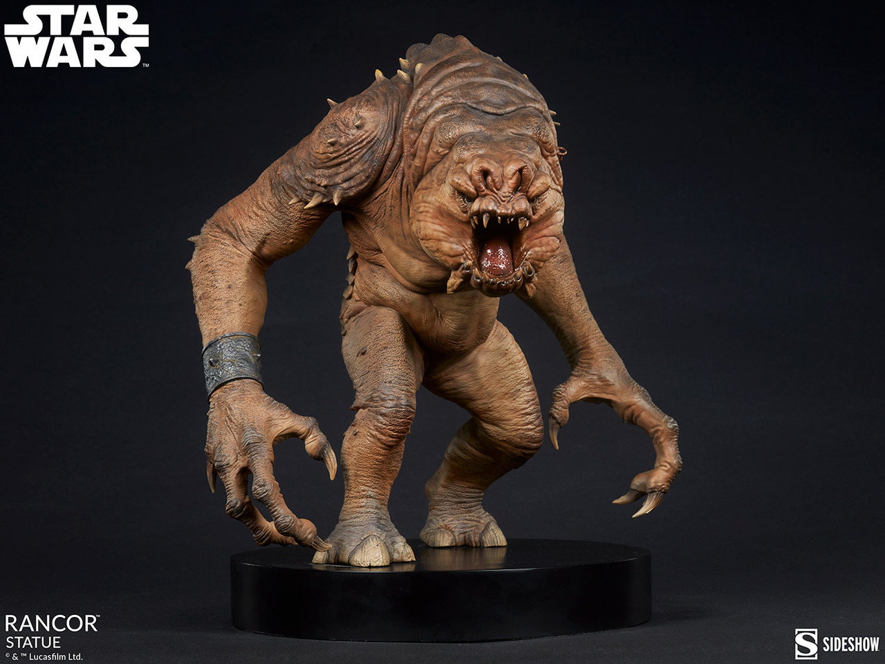 Star Wars Return of the Jedi RANCOR STATUE by Sideshow Collectibles LE 2000  - O'Smiley's Dolls & Collectibles, LLC