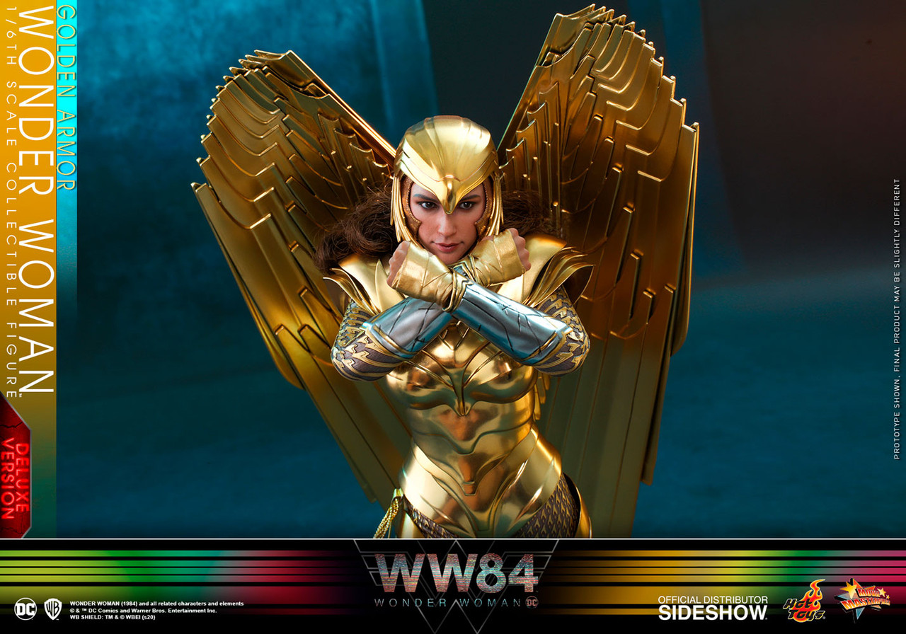 Wonder Woman 1984 GOLDEN ARMOR WONDER WOMAN (DELUXE) Sixth Scale Figure by  Hot Toys MMS578