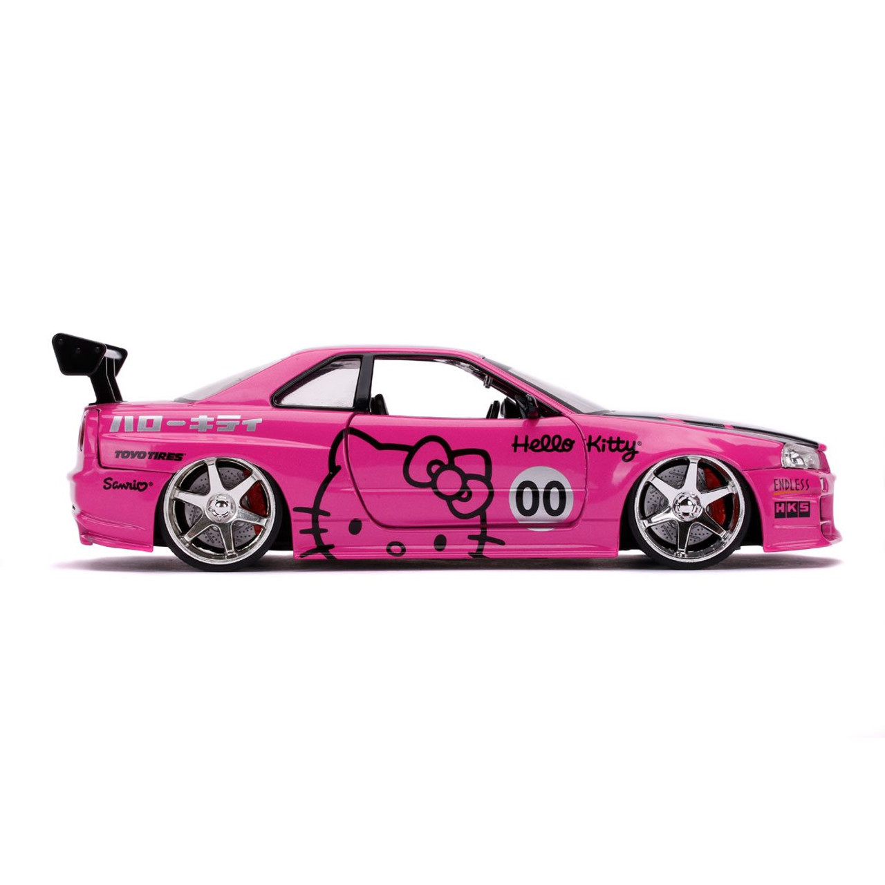 HELLO KITTY 2002 NISSAN SKYLINE GT-R-R34 1:24 Scale Die-Cast