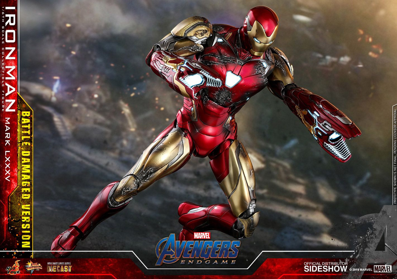 Marvel Avenger's Endgame IRON MAN MARK LXXXV MK85(Battle Damaged