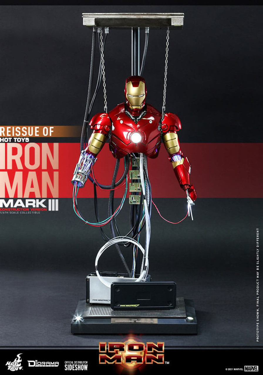 Marvel IRON MAN MARK III (CONSTRUCTION VERSION) 1:6 Scale Figure