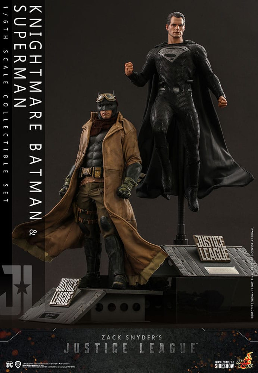 Jack Synder's Justice League KNIGHTMARE BATMAN AND SUPERMAN Sixth Scale 1:6  Figure Set by HOT TOYS TMS038