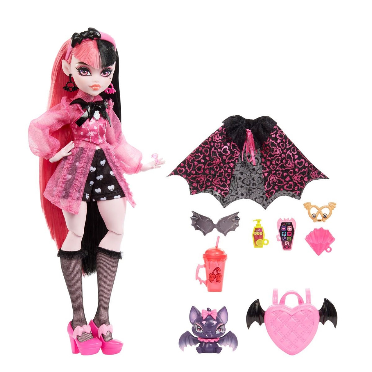 Draculaura wave 1 with pet Count Fabulous